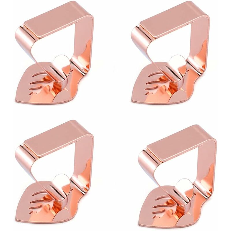 Clip per tovaglie in acciaio inossidabile, 4 clip