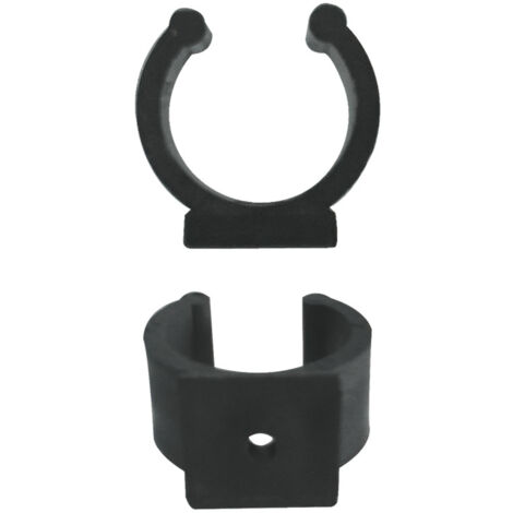 Clip piede mobile Wolfpack fissaggio a vite plastica nero 4x4 cm