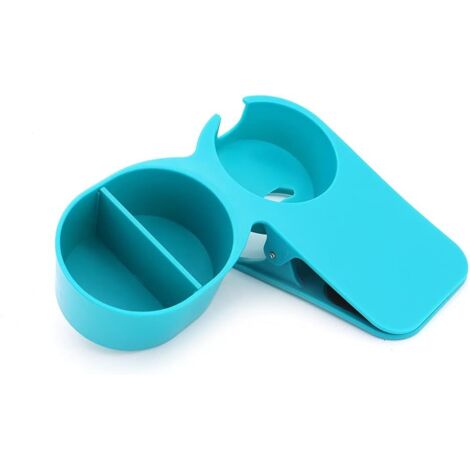 Clip porte-gobelet, porte-gobelet de bureau créatif (bleu),