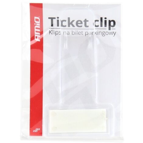 Clip porte-ticket de stationnement AMIO-02601