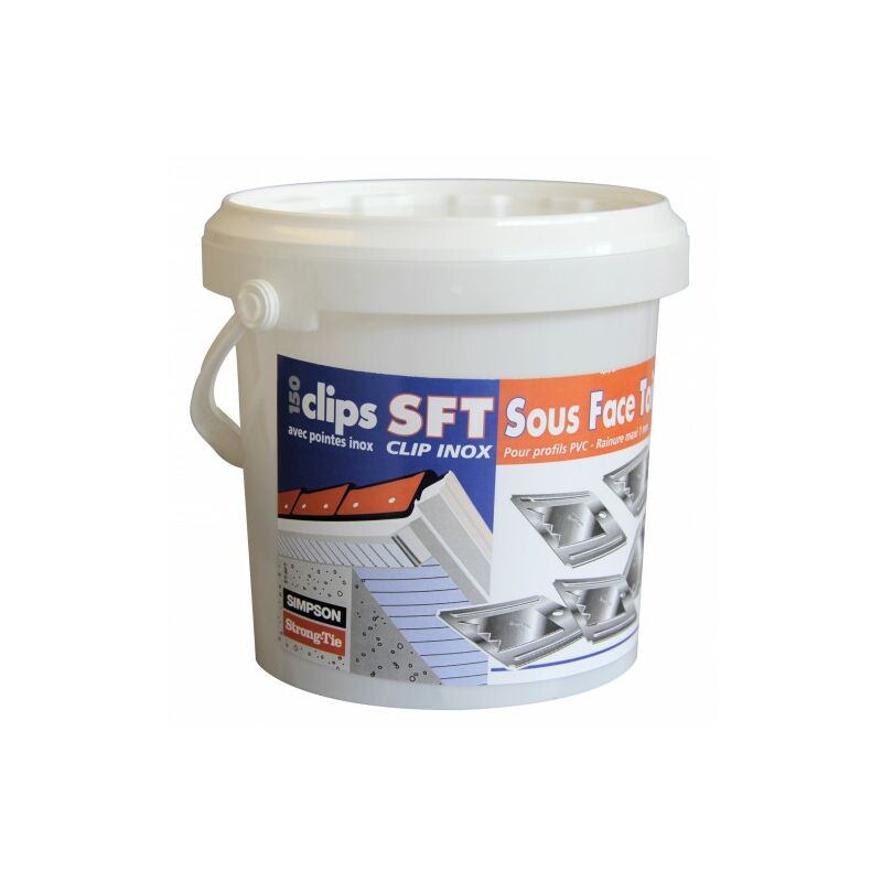 Clip pour lambris PVC A4 SFT 30x0.5mm
