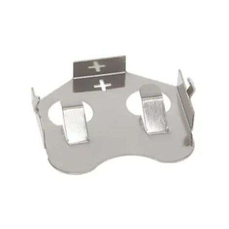 Clip pour pile 1, 2 RS PRO CR2032, raccordement Traversant ( Prix pour 1 )