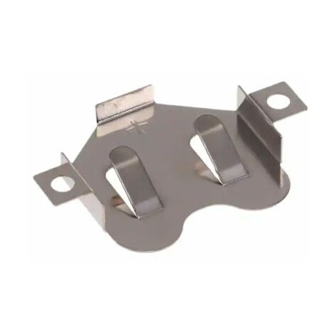 Clip pour pile 1 x RS PRO CR2032, raccordement Montage en surface ( Prix pour 1 )