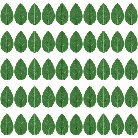 Clip pour plantes Fixation pour plantes grimpantes Clip de fixation pour équerre autocollante 50 pièces Guazhuni （vert）
