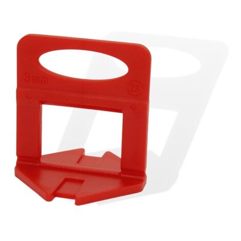 Clip pour système autonivelant EDMALEVEL 3 mm pour carreaux d'épaisseur 3-13 mm en sachet de 500 pièces - EDMA