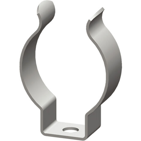 Clip pour tuyau en acier ressort, pour diamètre de tube de 25.4mm ( Prix pour Paquet de 10 )