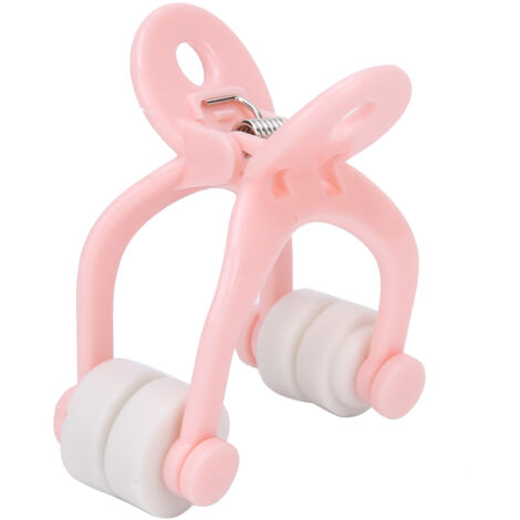 Clip Redresse Nez pour Ajuster la Forme, Rehausseur de Pont Nasal Siming Beauté Rose
