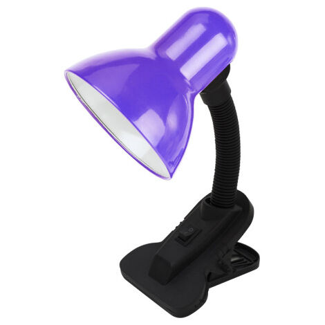 Clip regolabile Yezco E27 viola Flexos 26x11,5x12 cm