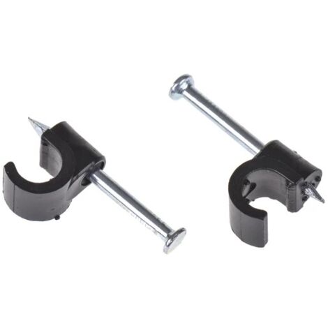 Clip serre-câbles RS PRO, Ø max 6mm en PE type Attache-câble arrondi ( Prix pour Sachet de 250 )