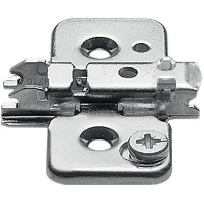 Blum CLIP TOP Befestigungsplatte aus nickelbeschichtetem Stahl