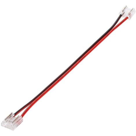 Clip Verbinder doppelt mit Kabel für LED Streifen 24V DC SMD IP20 Breite 10mm Einfarbig IC 4 PIN 10 mm - 6 A