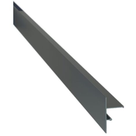Clipbares Abschlussprofil – Gris anthracite – 70 mm - JOUPLAST