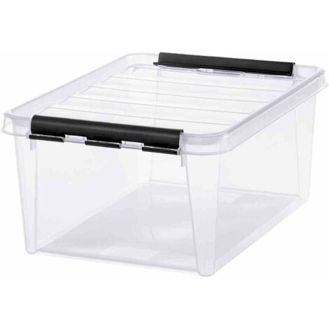 Clipbox transparent/schwarz 14 l SmartStore "Classic 15"
