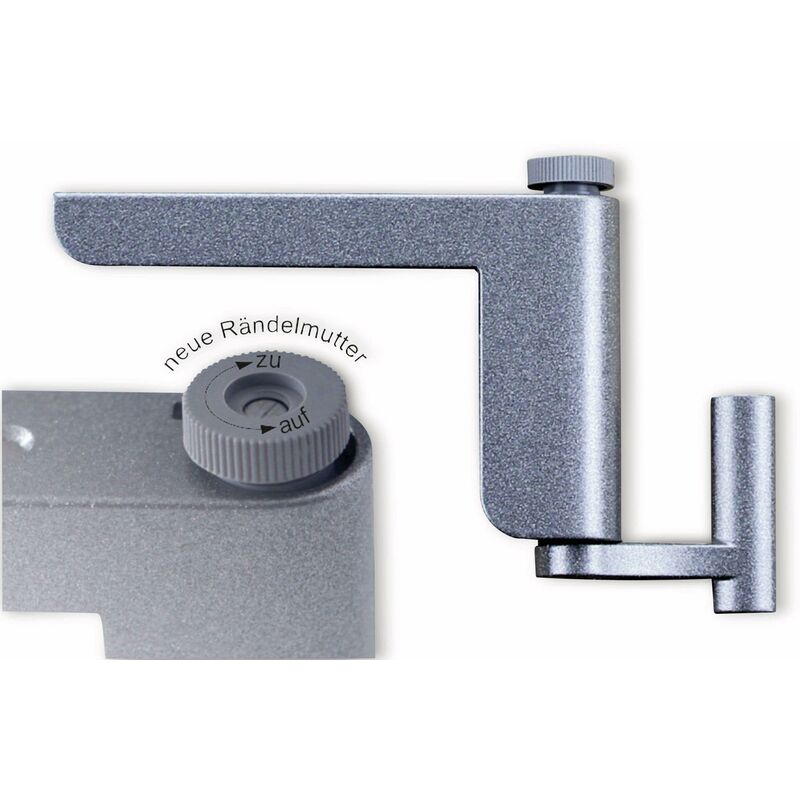 Clipclose TS - Mini fermaporta, colore: argento