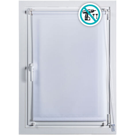 Clip&Fix Rollo Schneeweiß 120x180cm  Stor Planet 68298