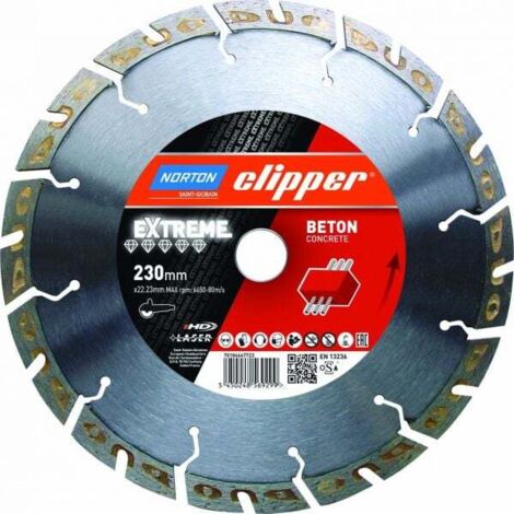 Clipper Diamant Sägeblatt Extreme Beton (vormals Duo Extreme), Ausführung: 125 x 22,23 mm