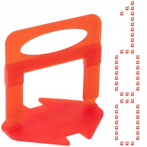 Clips 1.5 mm 100 pièces Système de nivellement de carreaux X-level
