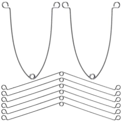 clips à ressort de torsion pour éclairage encastré, garniture métallique encastrée (voir illustration)