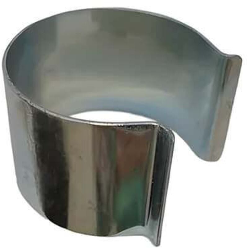 Atout Loisir - Clips de fixation ronds en acier galvanisé, Diamètre 60 mm, Lot de 10