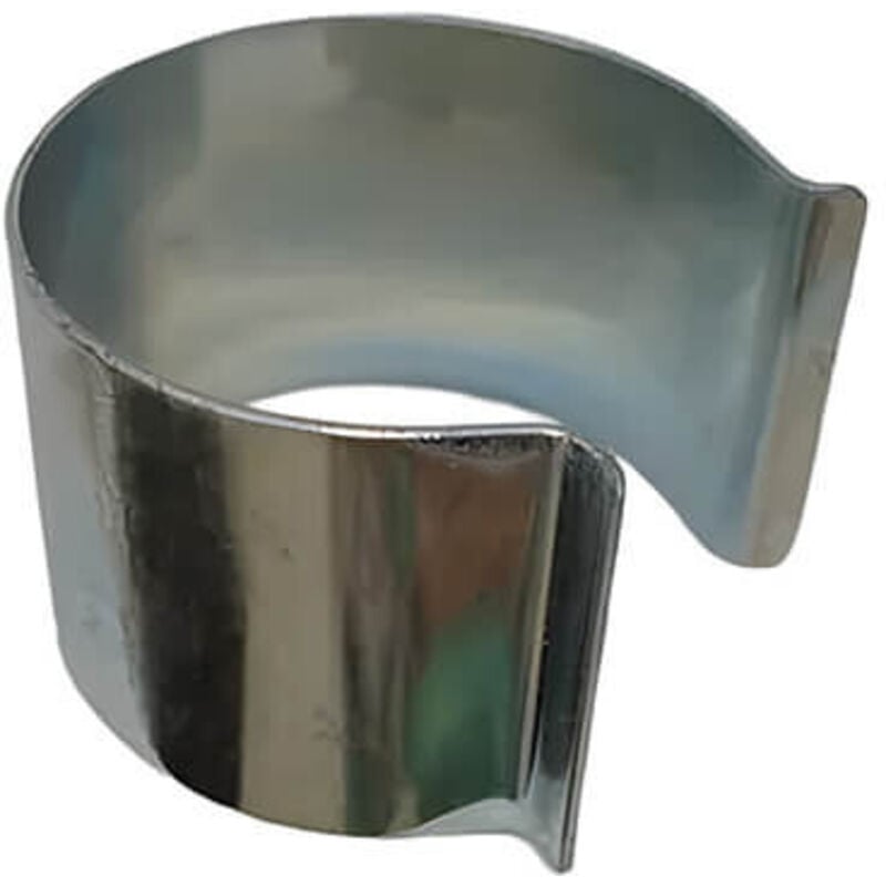 Atout Loisir - Clips de fixation ronds en acier galvanisé, Diamètre 32 mm, Lot de 25