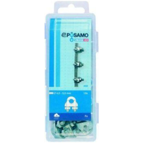 Clips cables métalliques Galv. 6,5mm a 10Stck. Box (Par 5)