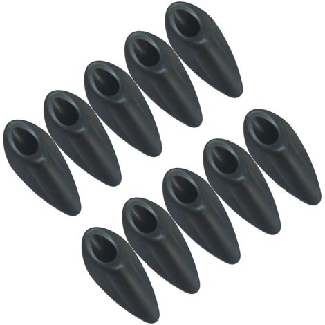 Clips de câble de frein de vélo, lot de 10, noirs-AquaForge