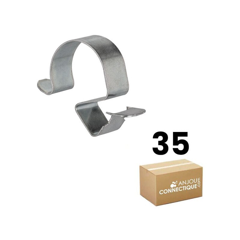 Boîte plastique de 35 clips pour câble et gaine ø 22-32 mm - Épaisseur tôle 2-7 mm RAM