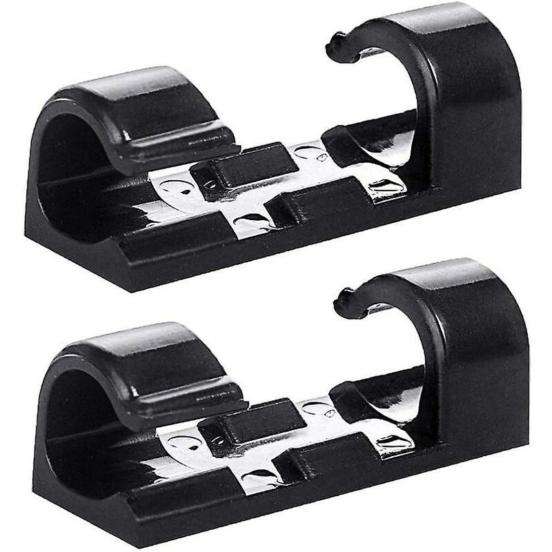 Clips de câble 20 pièces, support de câble auto-adhésif, jeu de clips de câble de bureau
