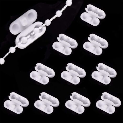 Clips de connexion pour cordons de stores enrouleurs, connecteurs de rechange pour cordons de stores enrouleurs, connecteurs de cordon à billes, adaptés aux stores enrouleurs de 4,5 mm, aux stores ro