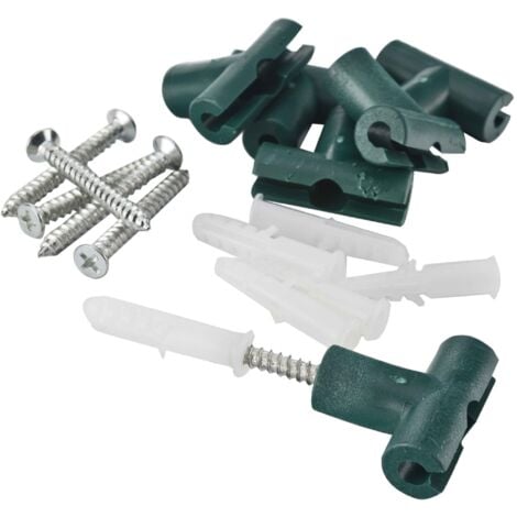 P. OUTILLAGE Clips de fijación para cercas de pared