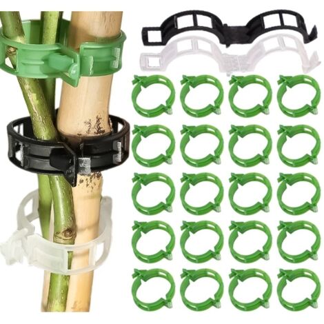 Clips de fixation blancs pour treillis, paquet de 100[ZHE] Blanc