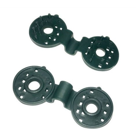 GAZON DU SUD CLIPS DE FIXATION BRISE VUE VERT FONCÉ (PAR 20)