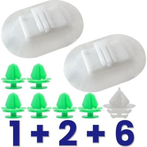 Clips de fixation de jupe latérale pour Citroen DS3 - Marque Citroen - Référence 1610186180