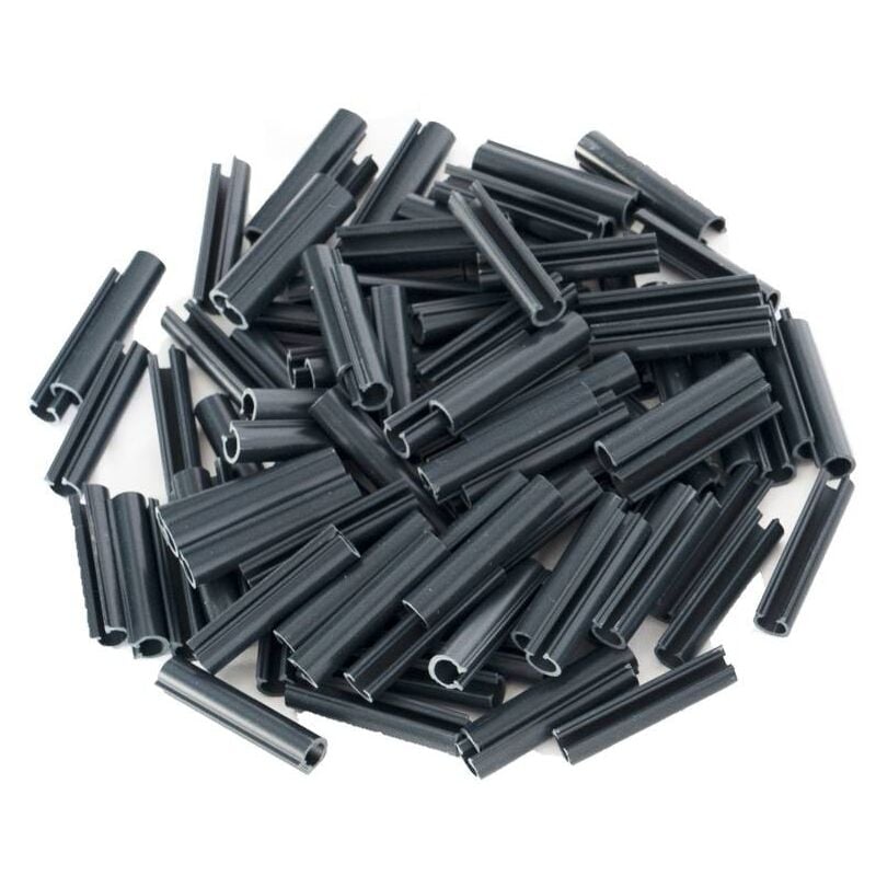 Clips de fixation pour kit brise vue occultant - lot de 50 gris - gris