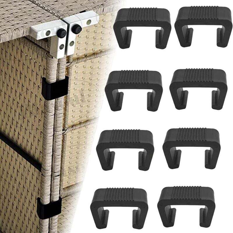 Clips de fixation pour meubles de jardin en rotin Osier Pinces à Meubles Plastique Pinces à Canapé en Rotin Connecteur De Canapé pour meubles de