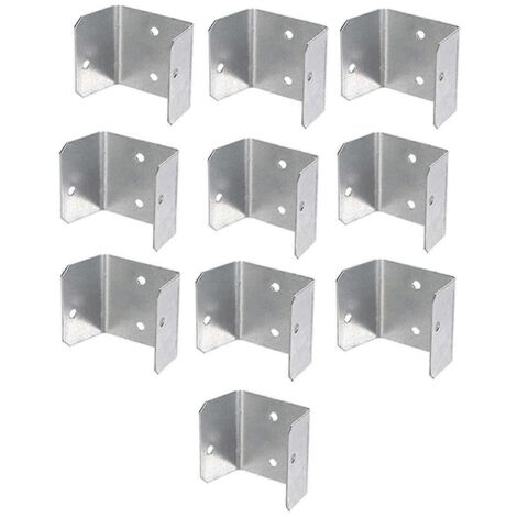 Clips de fixation pour panneaux de clôture, supports en U pour poteaux en bois, 32 mm