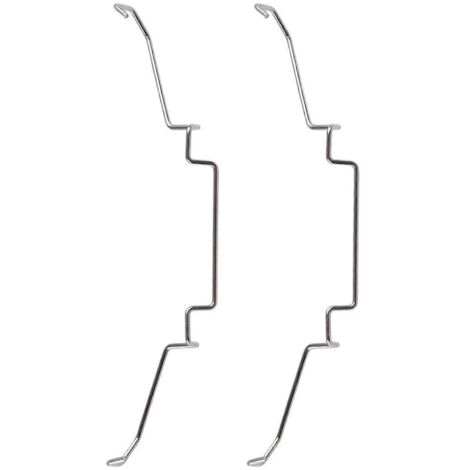 Clips de fixation pour ventilateur de processeur d'ordinateur, attache en fil d'acier inoxydable, boucle de 9 cm, crochet de suspension