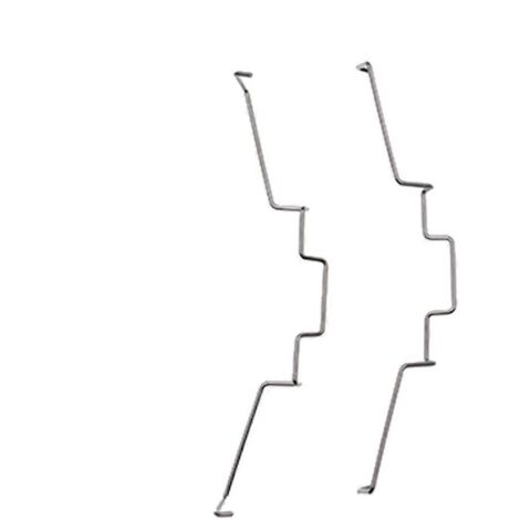 Clips de fixation pour ventilateur de processeur d'ordinateur, câble en acier inoxydable, boucle de serrage - 12 cm - Crochet de fixation vers le bas