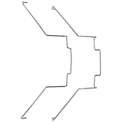 Clips de fixation pour ventilateur de processeur d'ordinateur, câble en acier inoxydable, boucle de serrage - Crochet de 12 cm