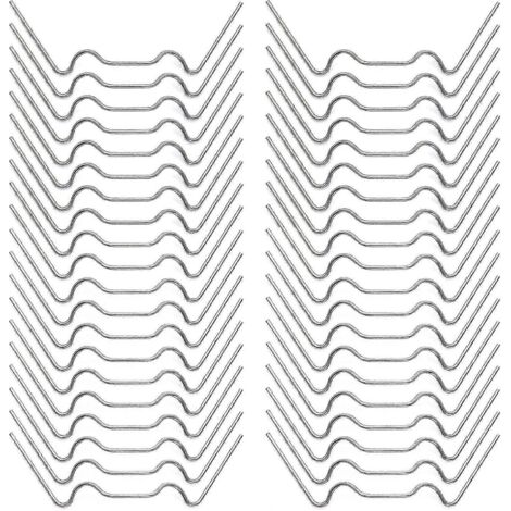 Clips de fixation pour vitrage de serre, pinces à verre en acier inoxydable type W, clips de serre type W, clips de montage pour serre, pinces de fixation pour vitrage de serre, Gre
