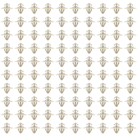 Clips de garniture de moulage de porte latérale, 100 pièces, Kit de fixations extérieures 500326896 de remplacement pour Vauxhall VivaroA 20012014