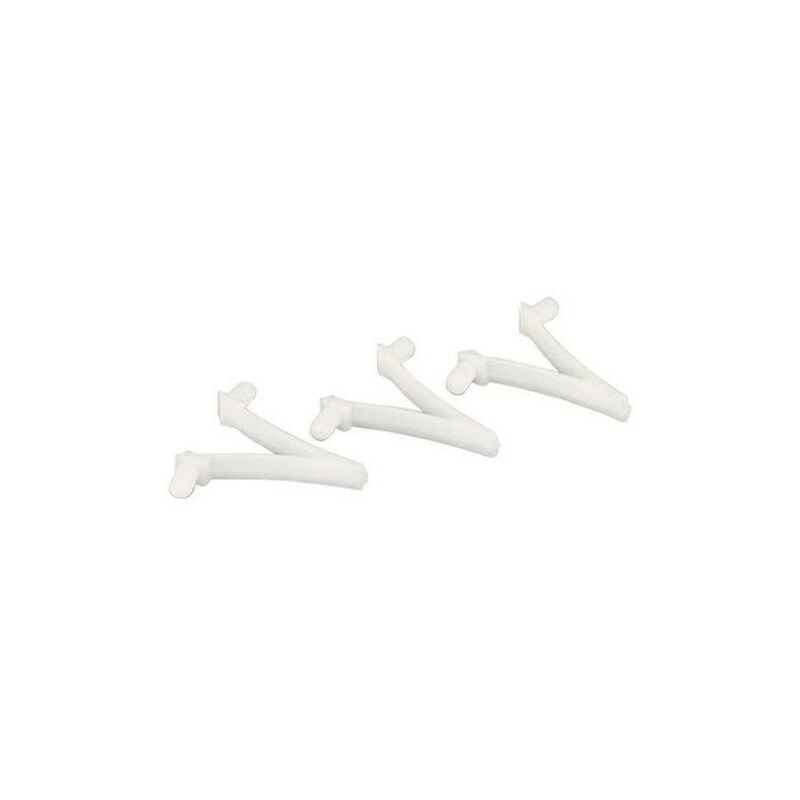 Jardiboutique - Clips de manche piscine réparation le lot de 3 pieces. Blanc