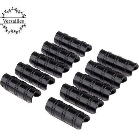 Clips de serre, 20pcs 20mm Versailles Clips de tuyau pour fixer les couvertures aux serres de jardin, films, plantes
