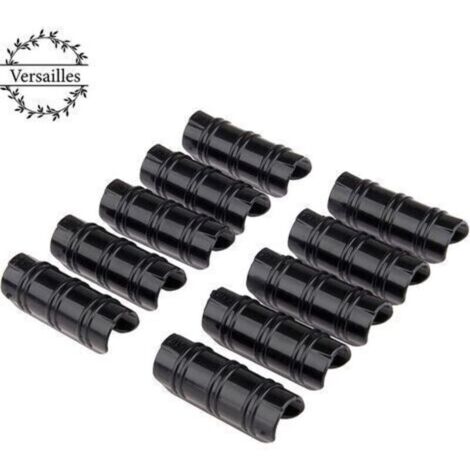 Clips de serre, 20pcs 20mm Versailles Clips de tuyau pour fixer les couvertures aux serres de jardin, films, plantes