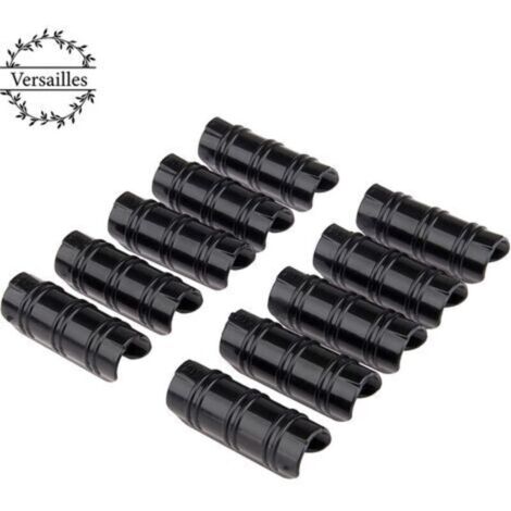 Clips de serre, 20pcs 20mm Versailles Clips de tuyau pour fixer les couvertures aux serres de jardin, films, plantes