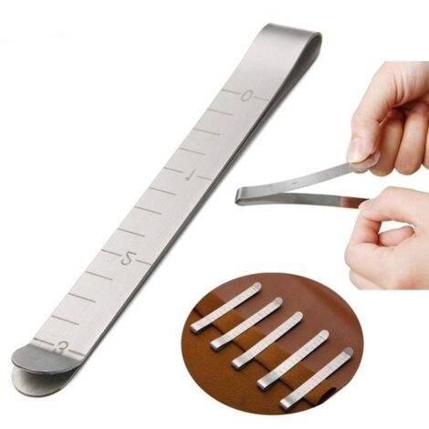 Clips de Sertissage pour Couture en Métal/Acier Inoxydable - Lot de 10 Outils de Quilting et Bricolage Textile, pour Ourlets et Pliages