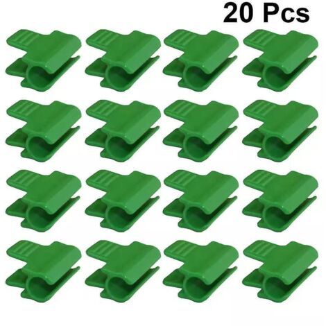 Clips de support pour plantes de serre - Lot de 20, idéaux pour les plantes suspendues et les treillis