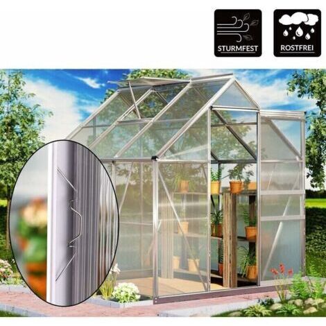 Clips de vitrage pour Serre de Jardin Inoxydable 25 pièces Fixation Plaque de Polycarbonate Clips de Fixation Serre Pinces