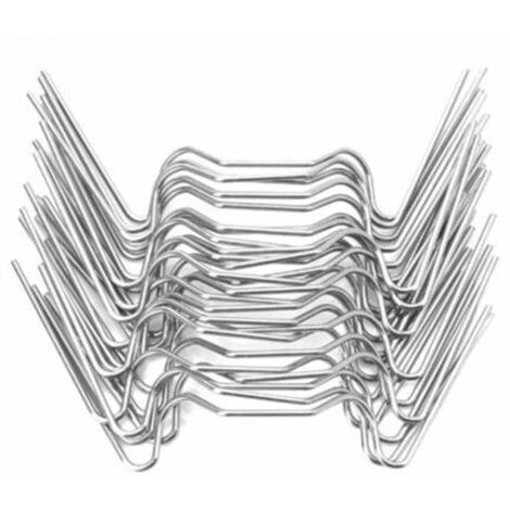 Clips de vitrage pour Serre de Jardin Inoxydable 50 pièces Fixation Plaque de polycarbonate Clips de Fixation Serre Pinces W