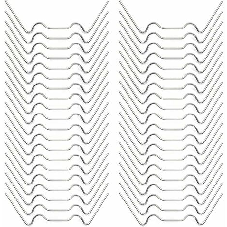 Clips de vitrage pour serre, Pinces à verre en acier inoxydable de type W, Clips de serre de type W, Clips de fixation pour serre, Pinces de fixation pour serre en verre, Accessoires pour clips de ser